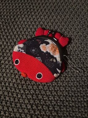 Cute Koi Fish Coin Pouch Japanese Design
